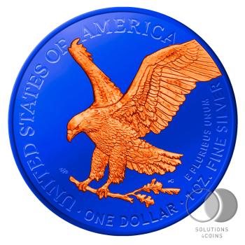 American Eagle Blue Red